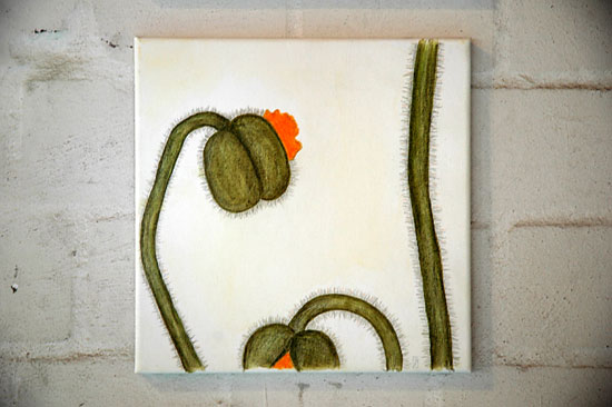 Silvia Feuersenger - Gelber Mohn